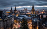 Aerial view of Aberdeen showcasing new urban developments