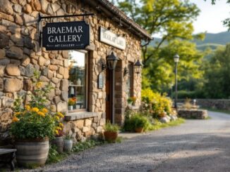 Art gallery located in Braemar, Scotland on the market