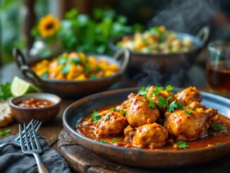 Singh family serving traditional curry in Aberdeen