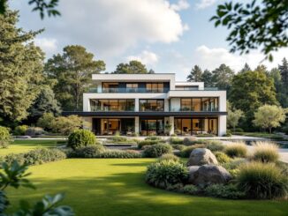 Stunning exterior of Baylissburn House in Aberdeen