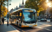 Bendy buses departing from Aberdeen after years of service