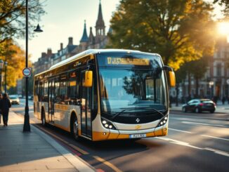 Bendy buses departing from Aberdeen after years of service