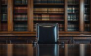 Courtroom scene highlighting recent serious offenses