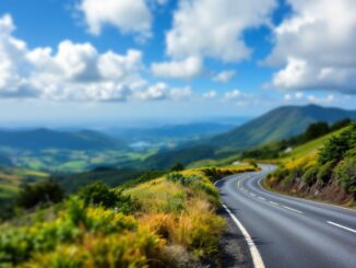 Police arresting a driver for speeding on North Coast 500