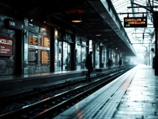 Emergency services at a rail disruption between Wolverhampton and Birmingham