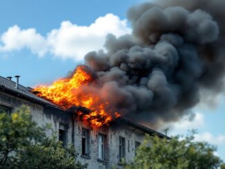 Firefighters responding to a flat fire in Aberdeen