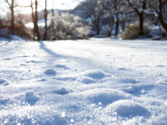 Forecast of icy weather conditions in the UK for March