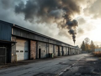 Incendio in un capannone industriale a Peterhead