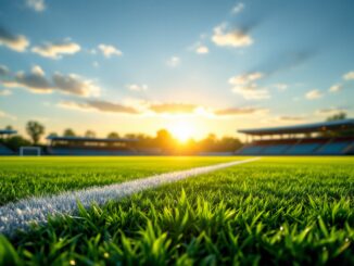 Young football talents training for England's senior squad