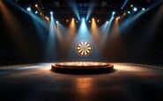 Luke Humphries and James Wade competing at the UK Open