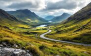 Scenic view of North Coast 500 showcasing local landscapes