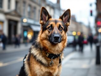 Police dog injured during an incident in Aberdeen