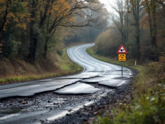 Traffic disruption due to a serious car crash near Carrbridge