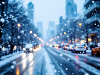 Forecast of severe snowstorm affecting 13 UK cities