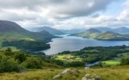 Lochside property featuring stunning views of the landscape