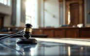 Courtroom scene of trial for Aberdeen murder case
