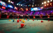 Players competing at the UK Open darts tournament