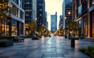 Revitalized Castlegate area showcasing urban development