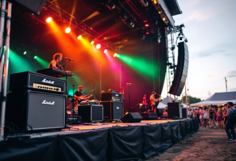 911 band performing at MacMoray festival