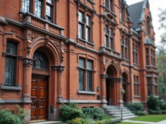 Esterno di Aberdeen Grammar School, una delle migliori scuole in Scozia