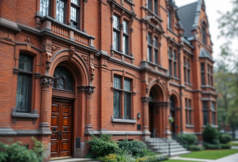 Esterno di Aberdeen Grammar School, una delle migliori scuole in Scozia