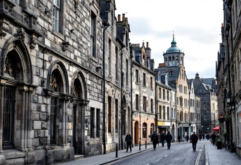 Scenic view of Aberdeen's coastline and architecture