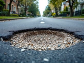 Residents repairing potholes in Aberdeenshire streets