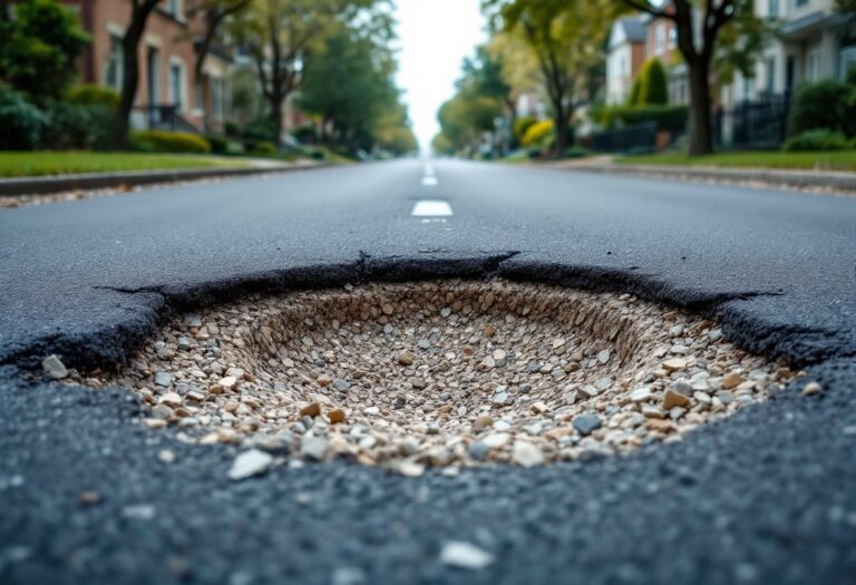 Residents repairing potholes in Aberdeenshire streets