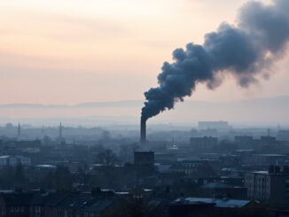Firefighters battling a large fire near Inverness
