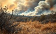 Firefighters battling wildfires in Thurso, Scotland