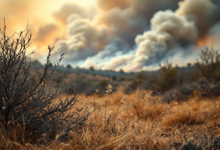 Firefighters battling wildfires in Thurso, Scotland