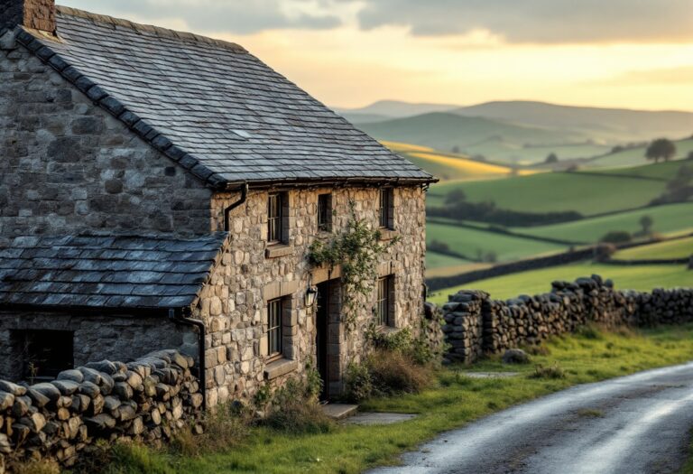 Image of a former Moray steading with development plans