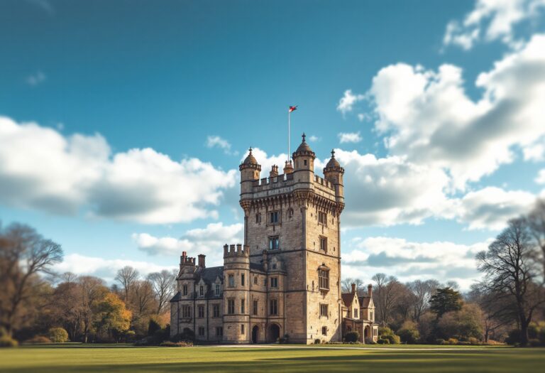 Stunning view of a historic estate in Aberdeenshire