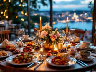 Judy Murray hosting a Wimbledon-themed dinner event