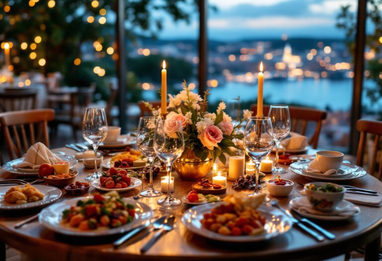 Judy Murray hosting a Wimbledon-themed dinner event