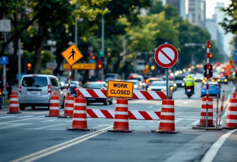 Traffic disruption on King Street due to closure in Aberdeen