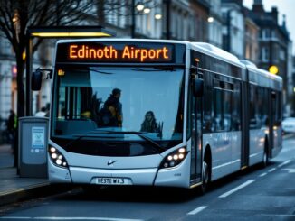 New bus service connecting Aberdeen city center to airport