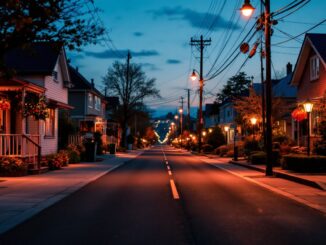 Police officers patrolling Elgin streets to ensure safety