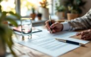 An adult reviewing Power of Attorney documents