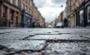 Progetto di pavimentazione in granito su Union Street ad Aberdeen