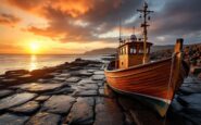 Stonehaven lifeboat crew in action during a rescue mission