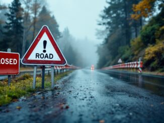 Traffic jam on A86 due to accident near Spean Bridge