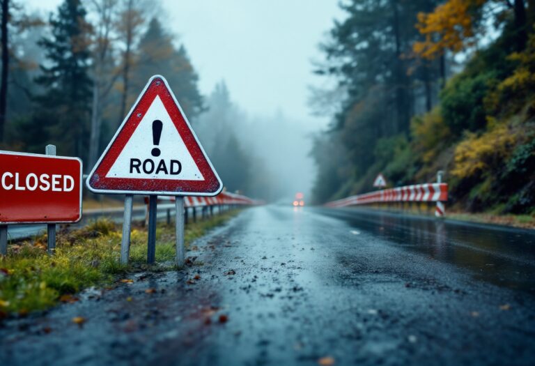 Traffic jam on A86 due to accident near Spean Bridge