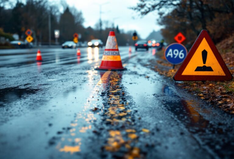 Serious crash causing traffic disruptions on A96 in Inverness