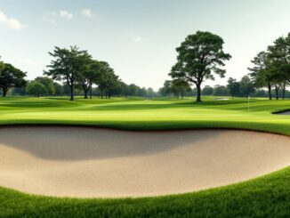 Golf course at Trump International during summer event