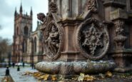 Damage caused by vandalism at Inverness Cathedral