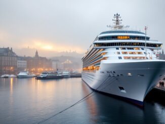 Viking Vela al porto di Aberdeen per la stagione crociere