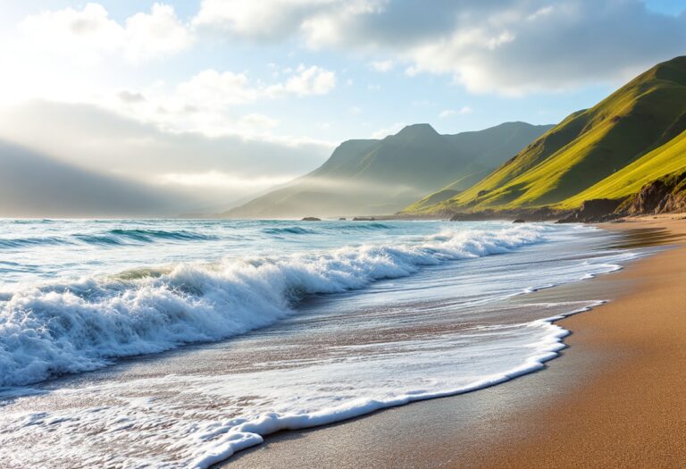 Rifiuti accumulati su una spiaggia affollata
