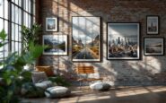 A stunning collection of photography in a gallery