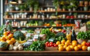 Young entrepreneur in a vibrant local grocery store